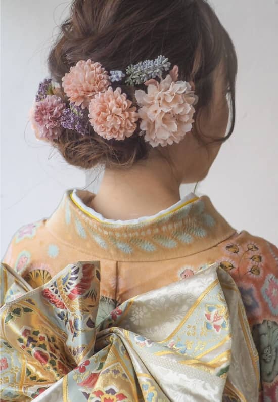 ピンクブラウンカラーにチェンジ